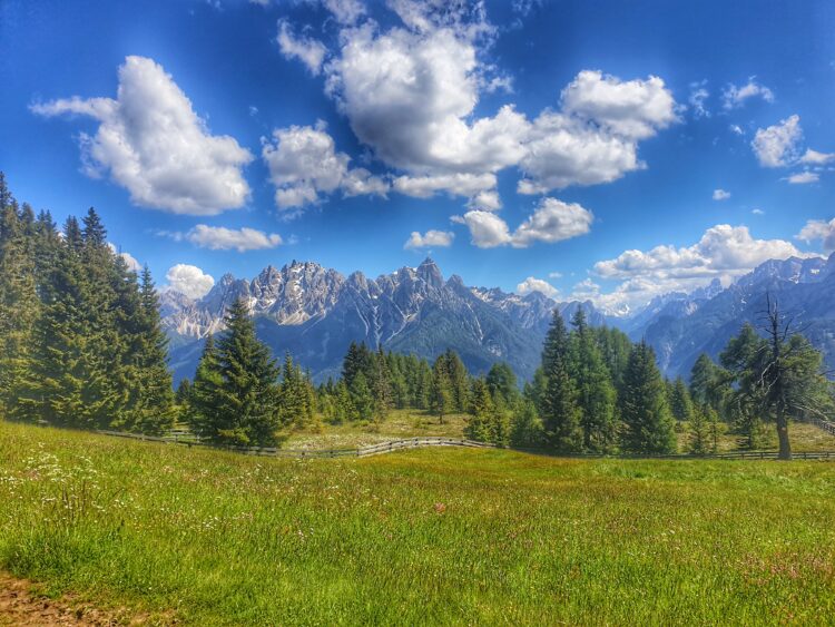 Almlandschaft in Toblach