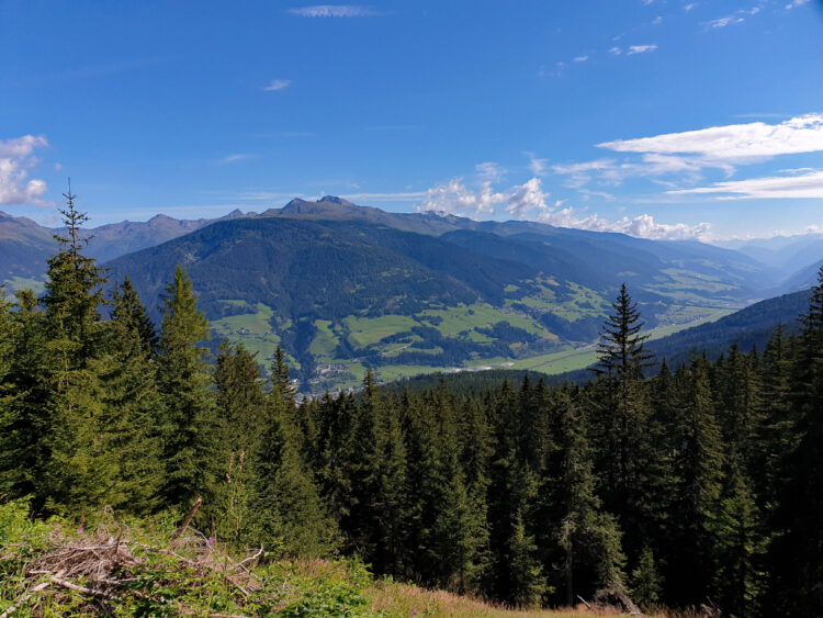 Blick in Richtung Heinfels/Lienz