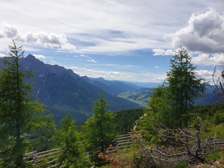 Blick vom Helm aus