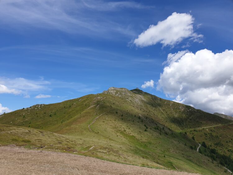 Blick auf den Helm